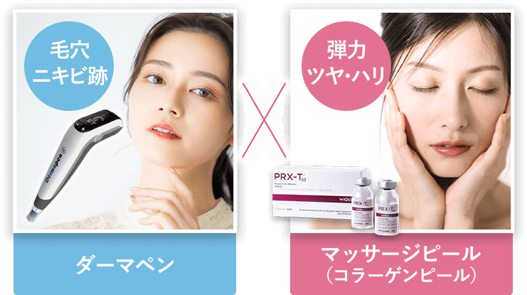 ダーマペン＋マッサージピール