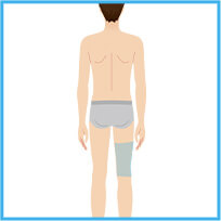 太もも裏（右）